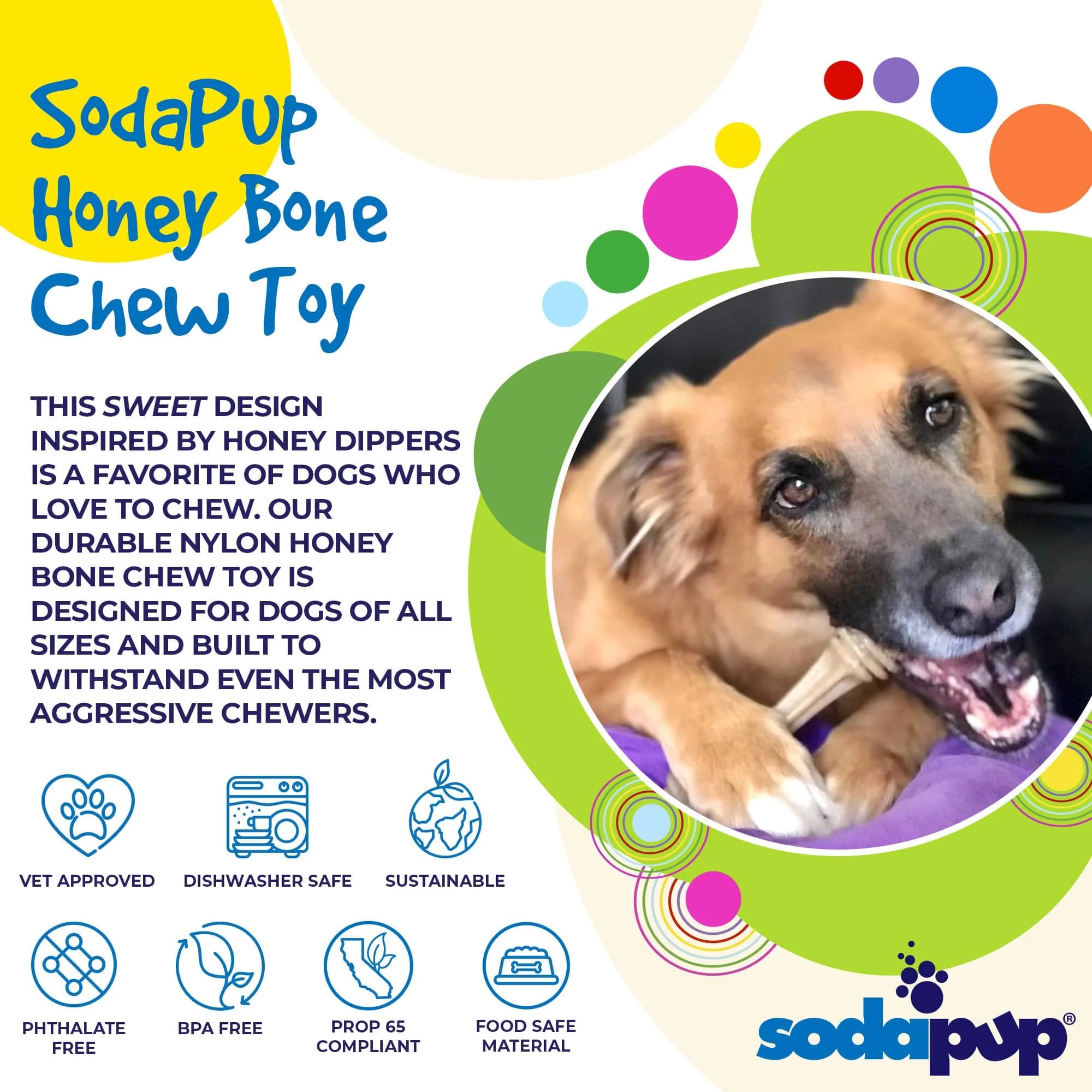 Honey Bone Ultra Durable Nylon Toy