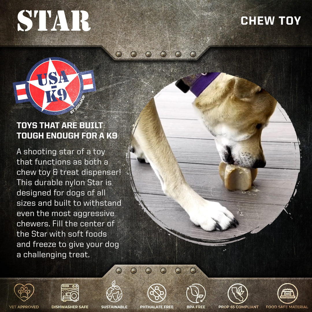 Nylon Star Aggressive Chewer Toy