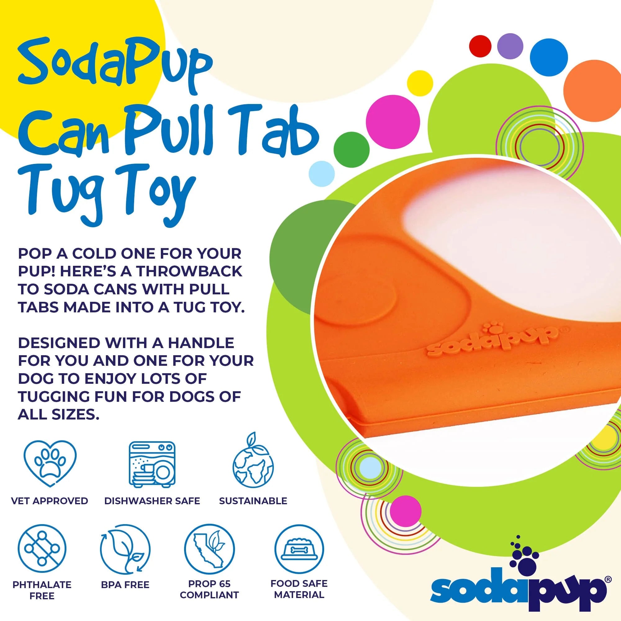 Durable Orange Tug Toy