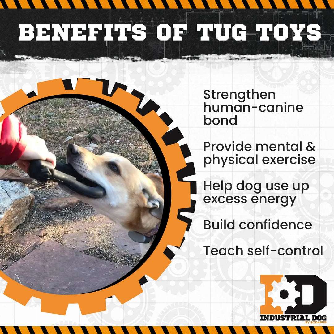 Ultra Durable Rubber Tug Toy