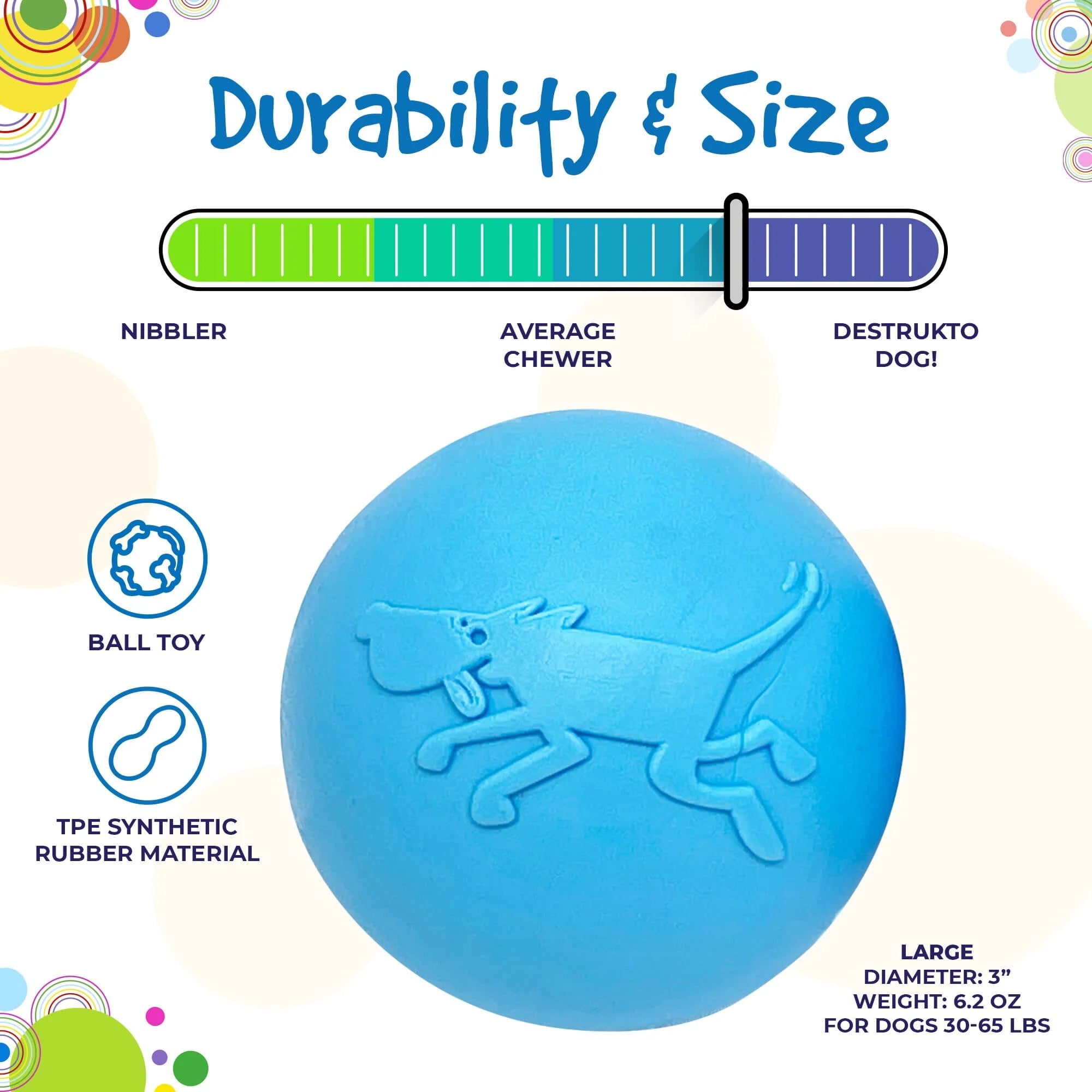 Wag Ball Ultra Durable Floating Dog Toy