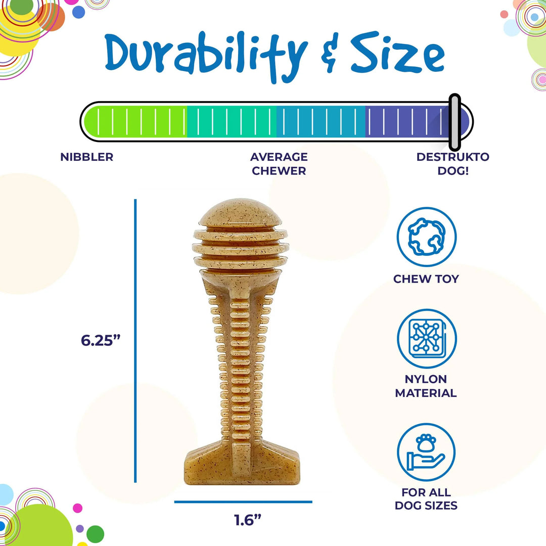 Honey Bone Tower Ultra Durable Nylon Dog Toy