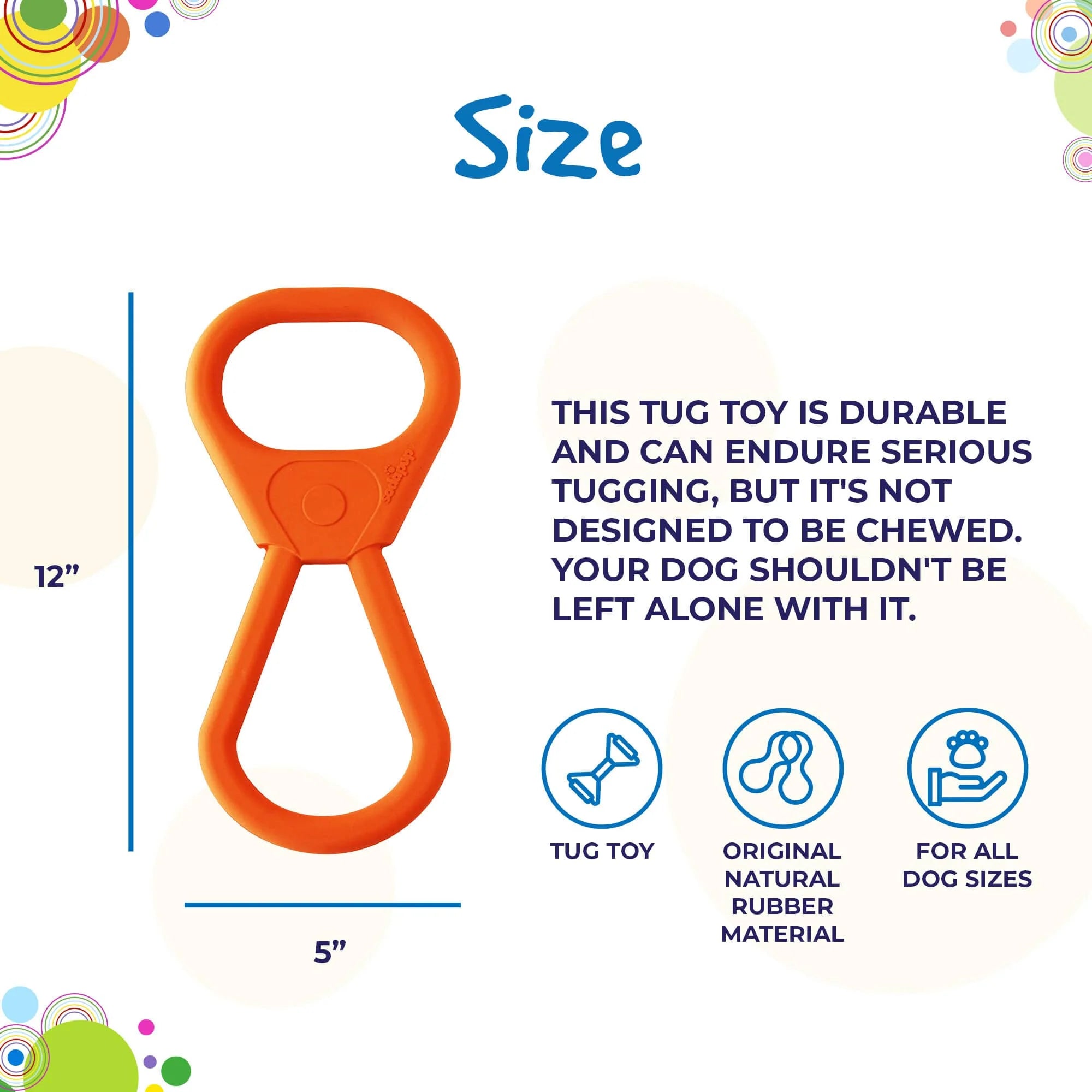 Durable Orange Tug Toy