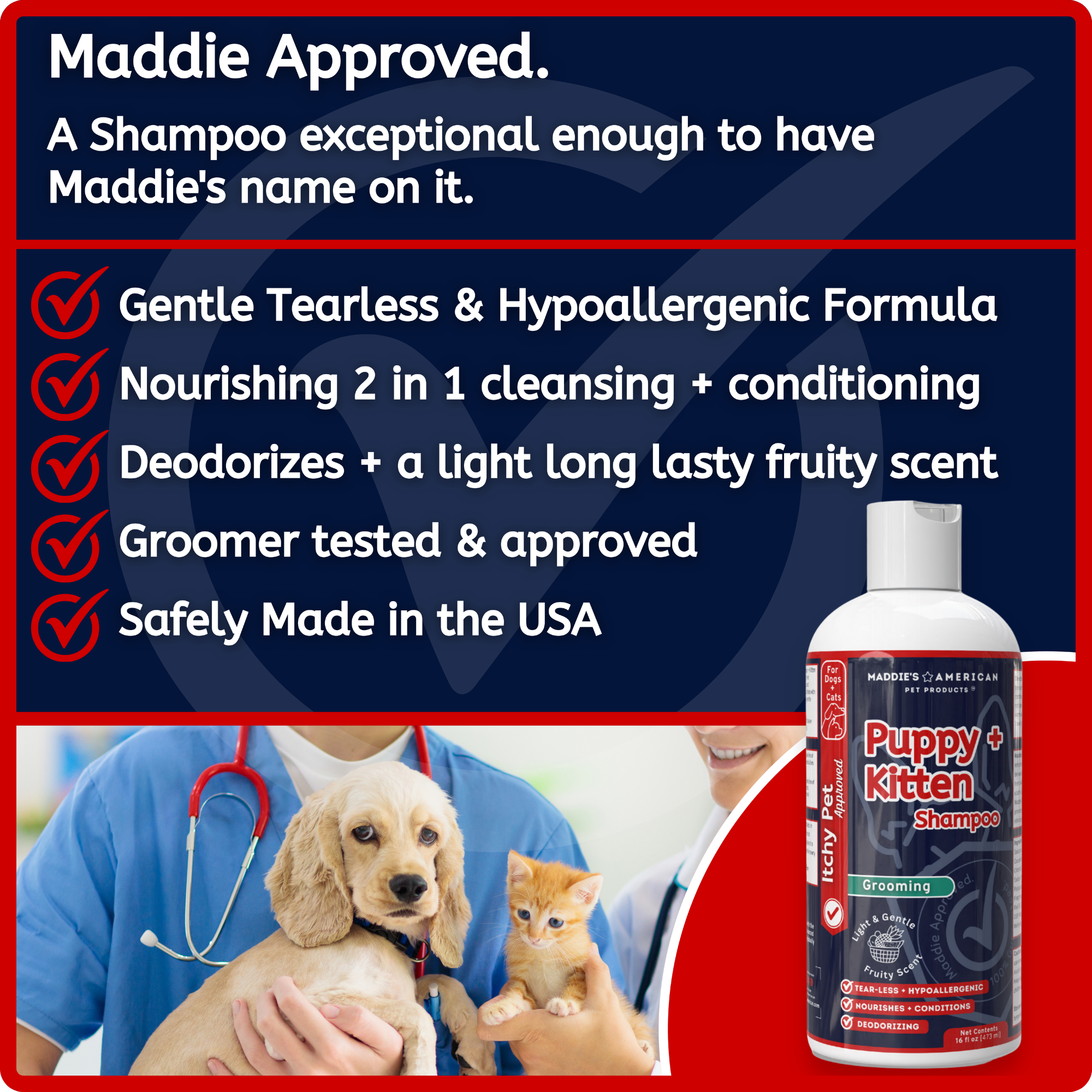 Puppy + Kitten 2-in-1 Shampoo