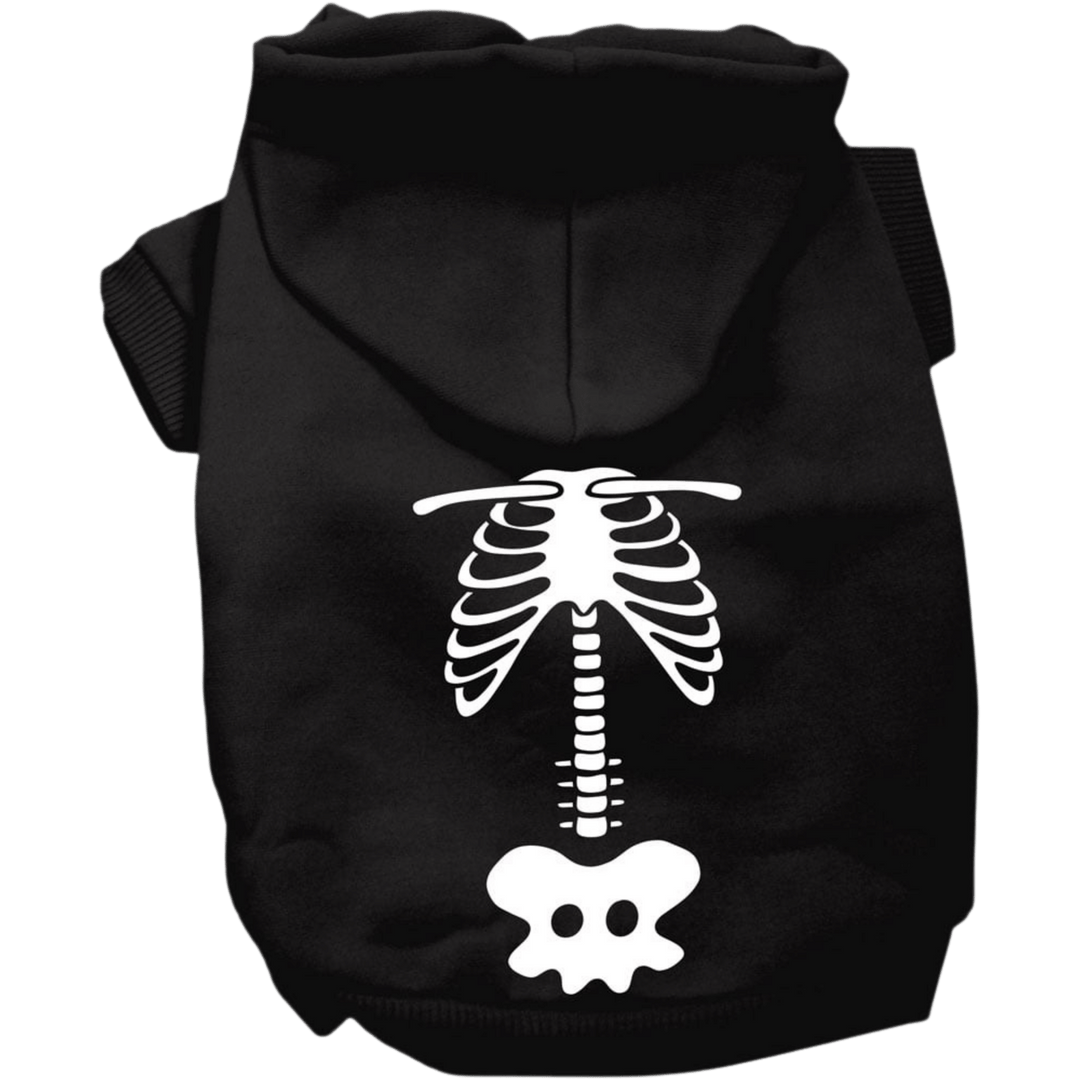 USA Printed Pet Costume Hoodie - Skeleton