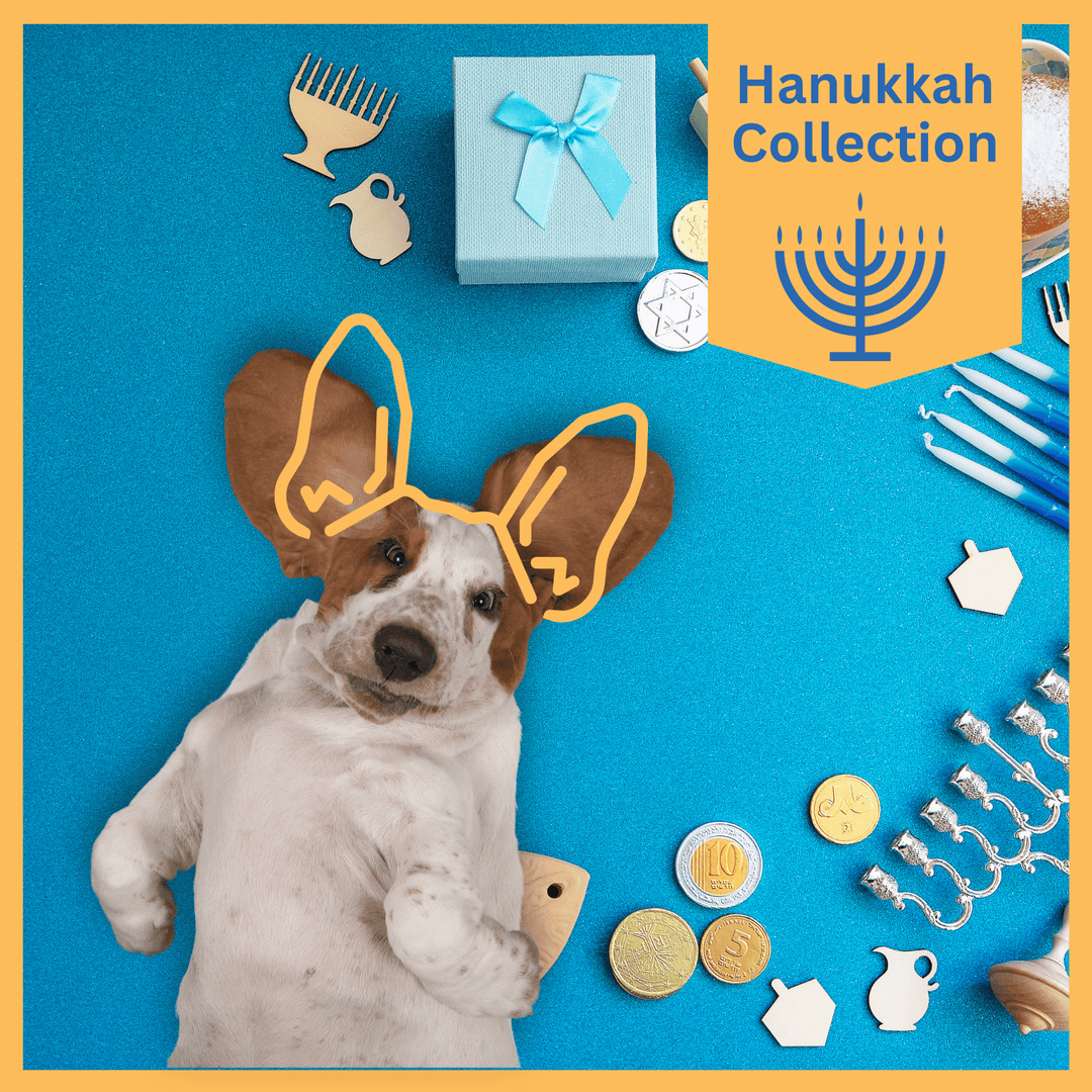 Hanukkah Collection - USA Printed Pet T-Shirt - "Oy to the World"