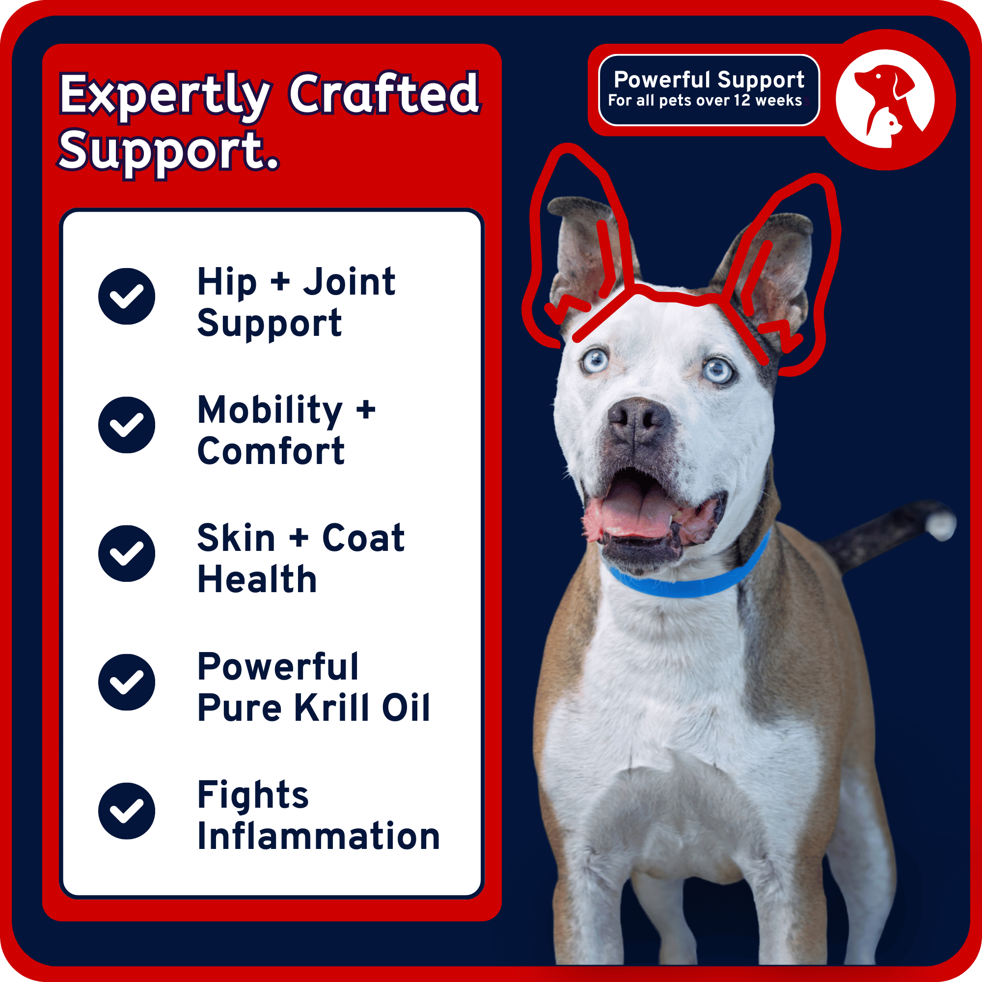 Krill Oil Shed Defense + Mobility   7-in-1 Soft Chews