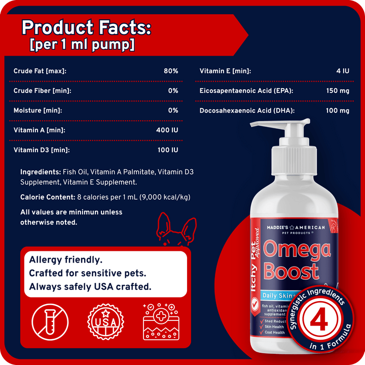 Omega Boost -  4-in-1 Fish Oil Liquid Supplement