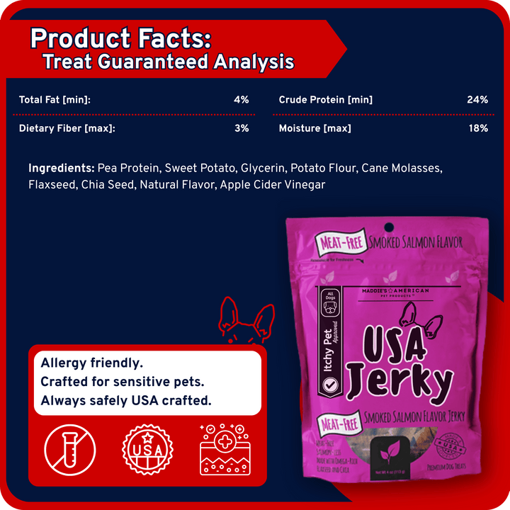 USA Jerky - Allergy Friendly Smoked Salmon Flavor