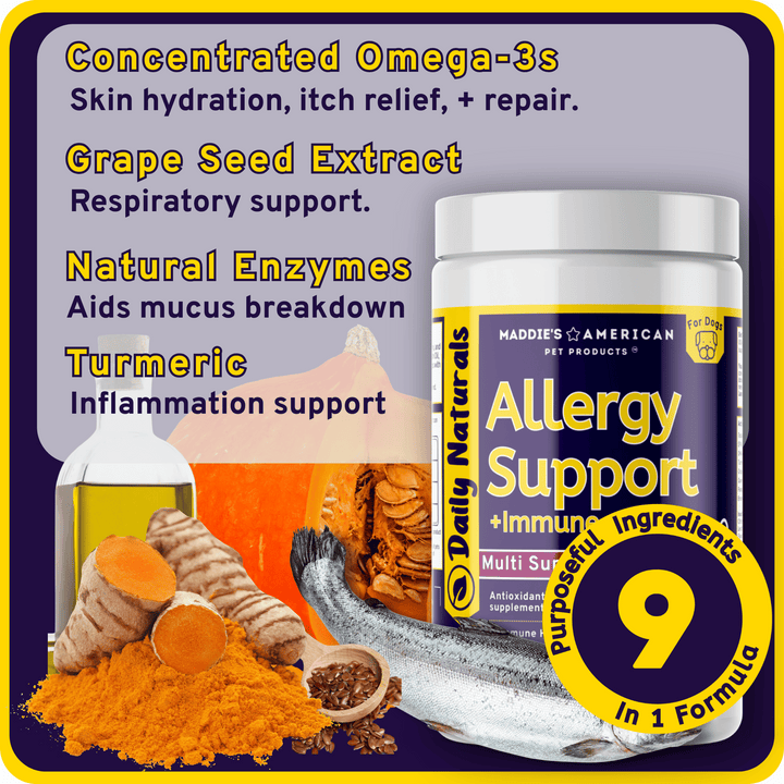 Allergy Support + Immune 8-in-1 Savory Chew Bites