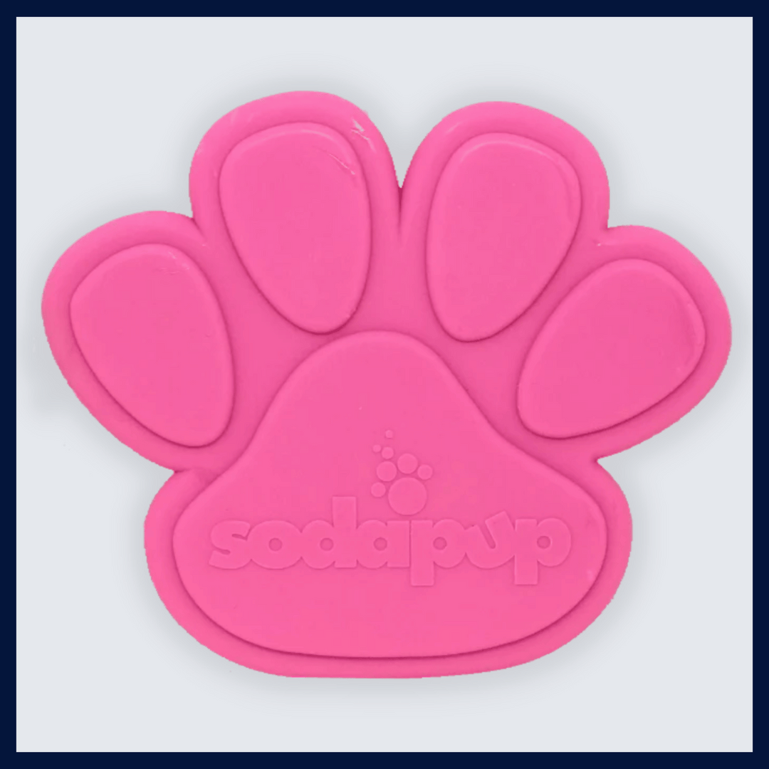 Paw Print Ultra Durable Dog Toy - Pink
