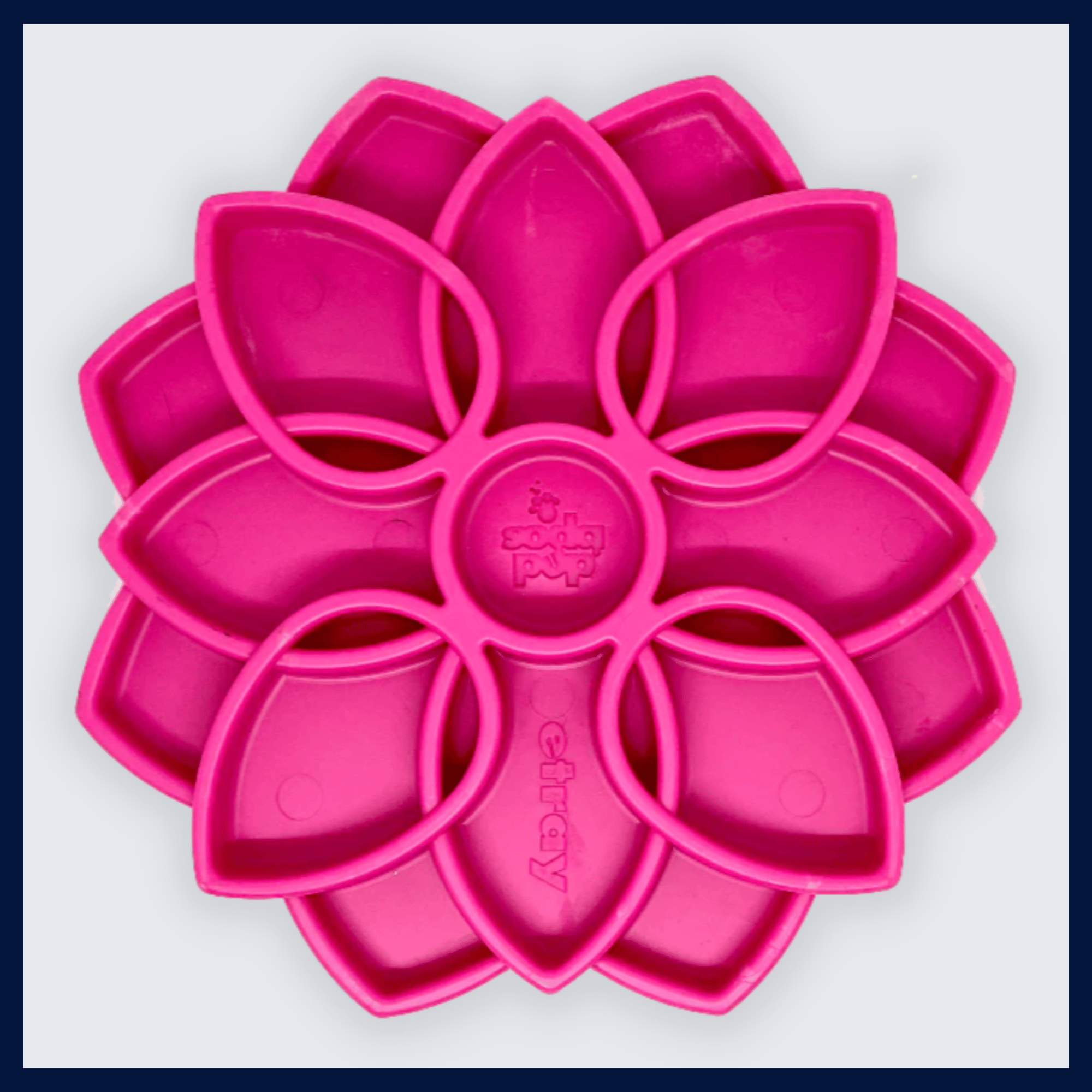 eTray Enrichment Slow Feeder Tray - Mandala Edition - Assorted Colors