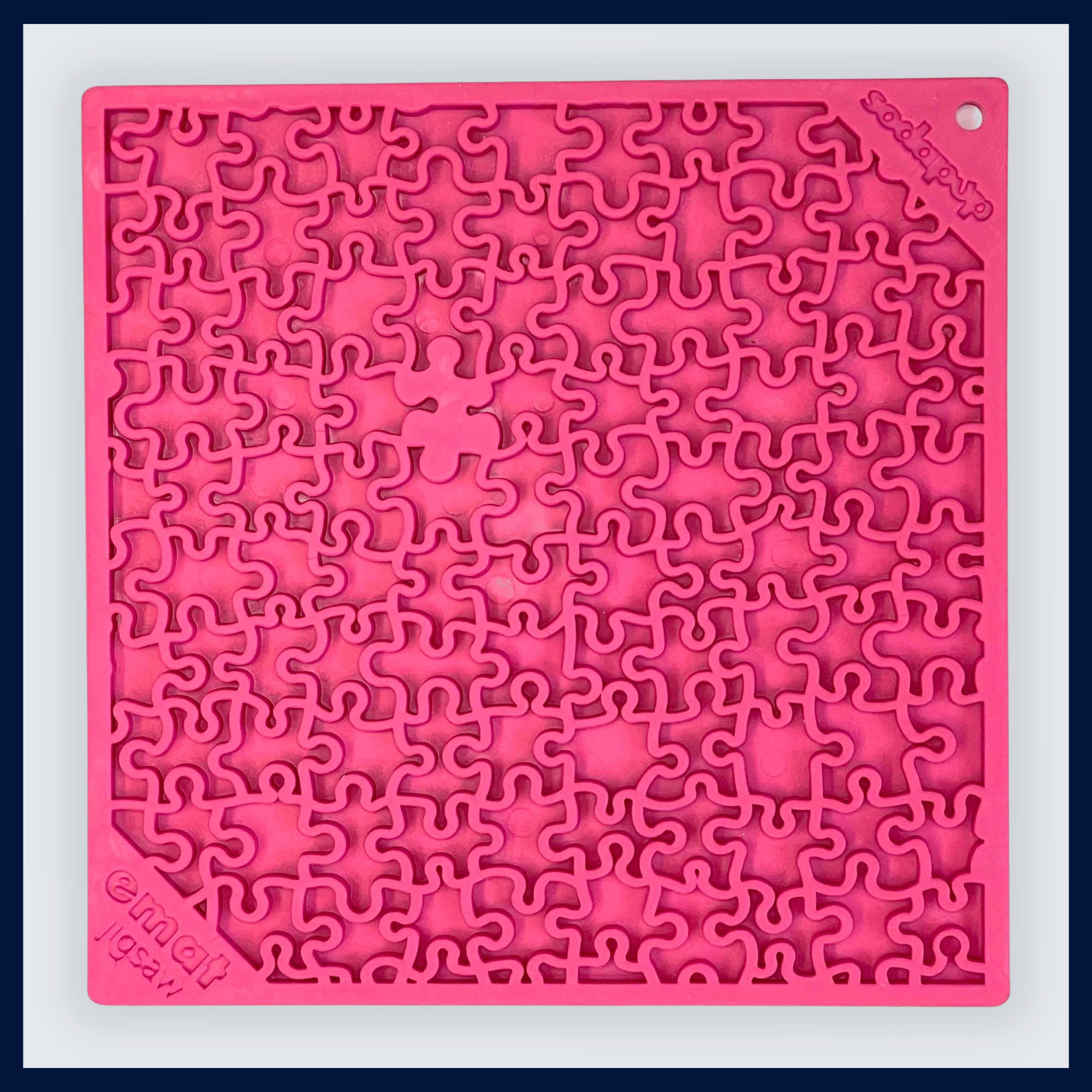 eMat Enrichment Lick Mat - Jigsaw Puzzle Edition - Assorted Colors