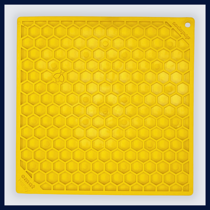 eMat Enrichment Lick Mat - Honeycomb Edition - Assorted Sizes
