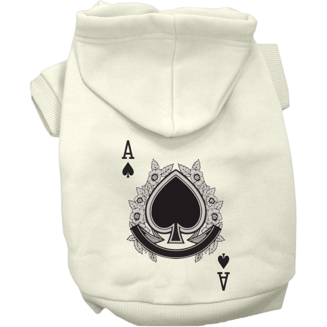 USA Printed Pet Costume Hoodie - Ace of Spades