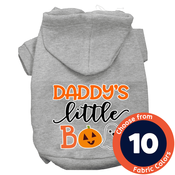 Halloween Collection - USA Printed Pet Hoodie - Daddy's Boo - Assorted Colors