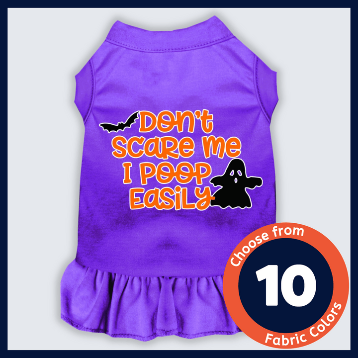 Halloween Collection - USA Printed Pet Dress - Don't Scare - Assorted Colors