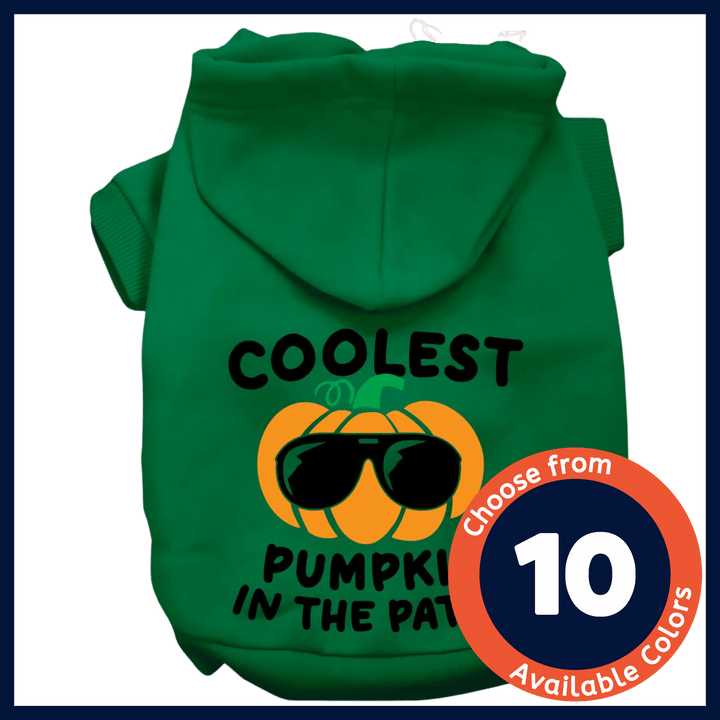 Halloween Collection - USA Printed Pet Hoodie - Coolest Pumpkin