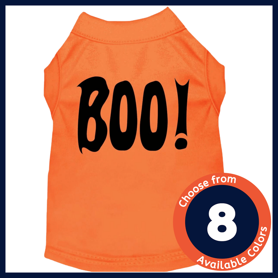 Halloween Collection - USA Printed Pet T-Shirt - Boo!