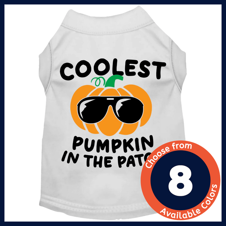 Halloween Collection - USA Printed Pet T-Shirt - Coolest Pumpkin