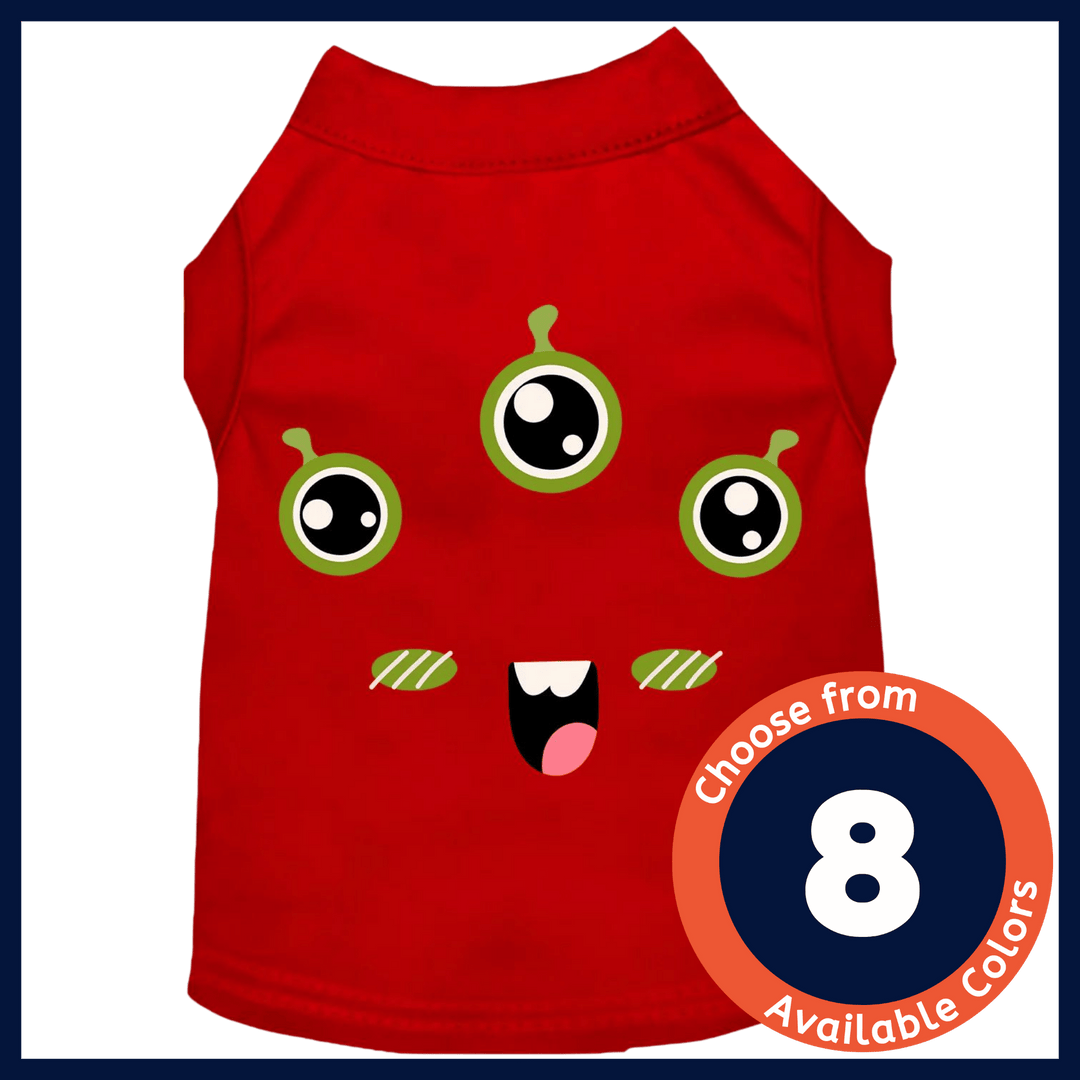 Product image, USA printed dog or cat Halloween shirt. 