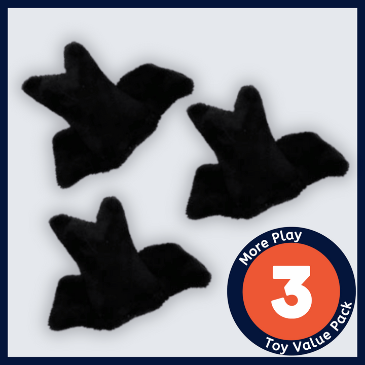 Halloween Collection - USA Made Cat Toy - Batty Bat - 3 Pack