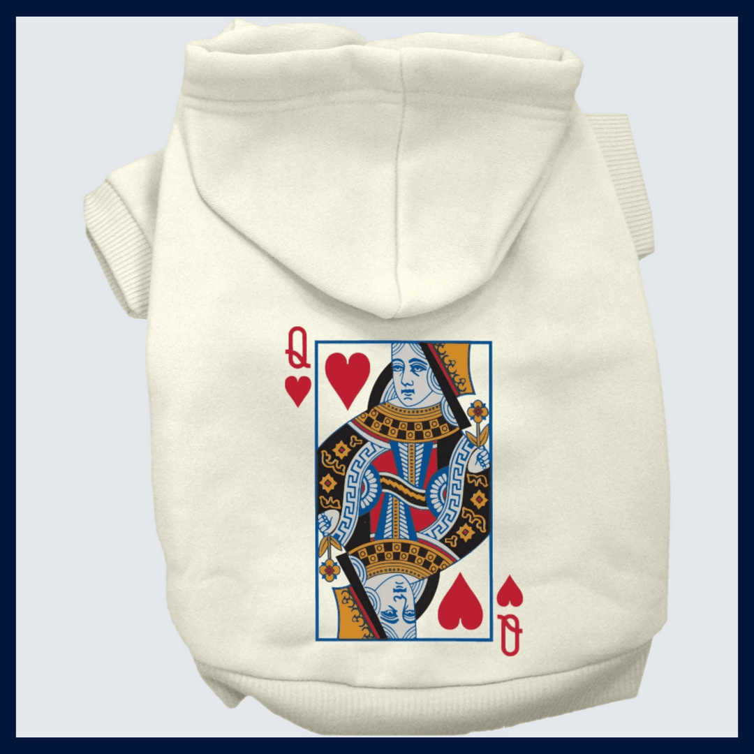 USA Printed Pet Costume Hoodie - Queen of Hearts