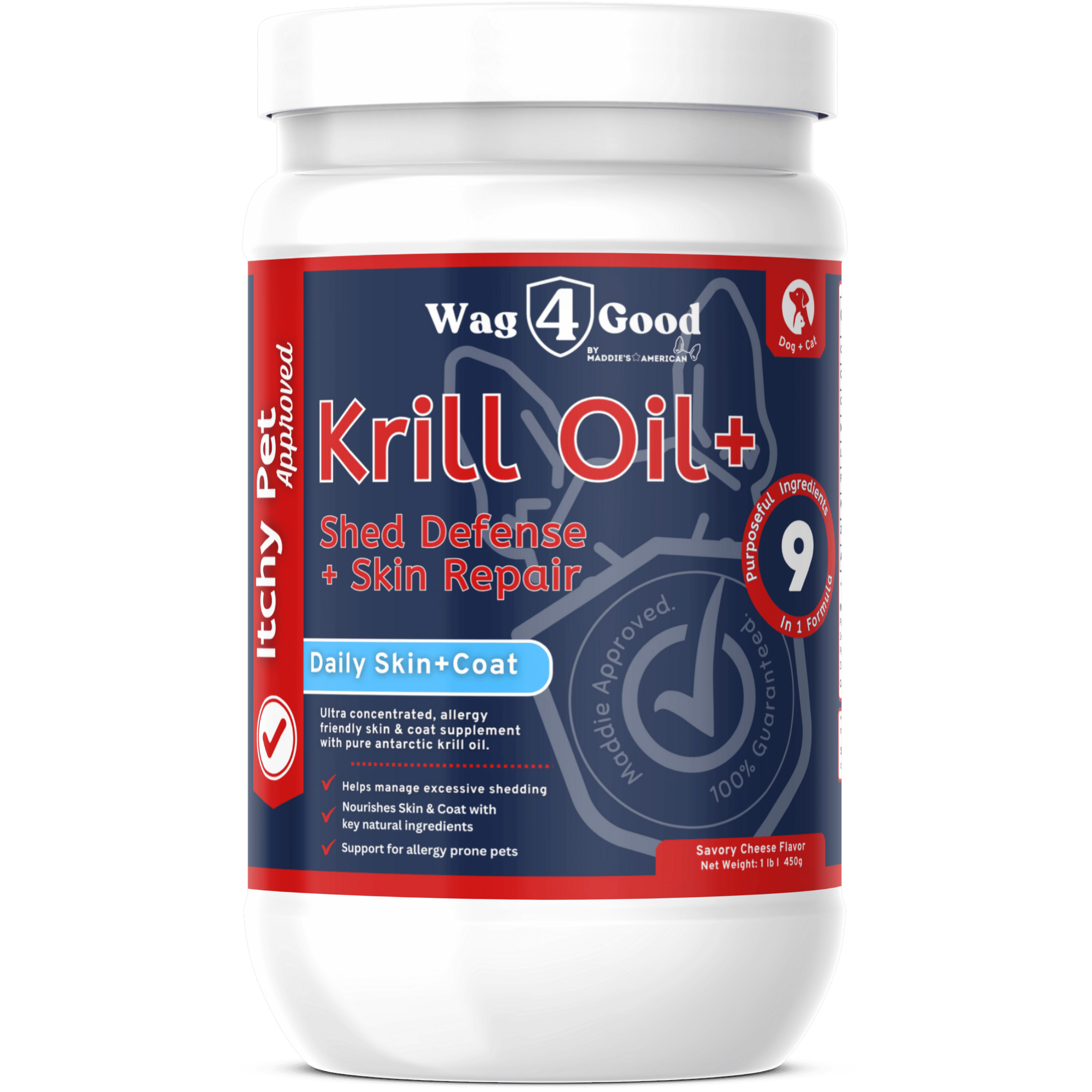 Krill Oil+ 9-in-1 Shed Defense + Skin Repair Soft Chews