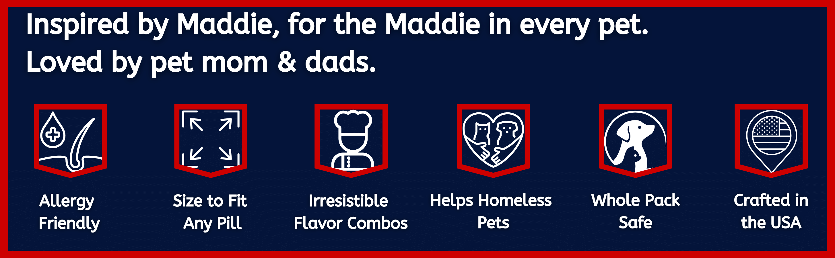 Hypoallergenic clearance pill pockets