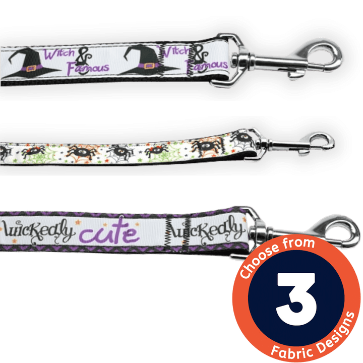 USA Made Nylon Pet Leash - Spooky Fun Collection