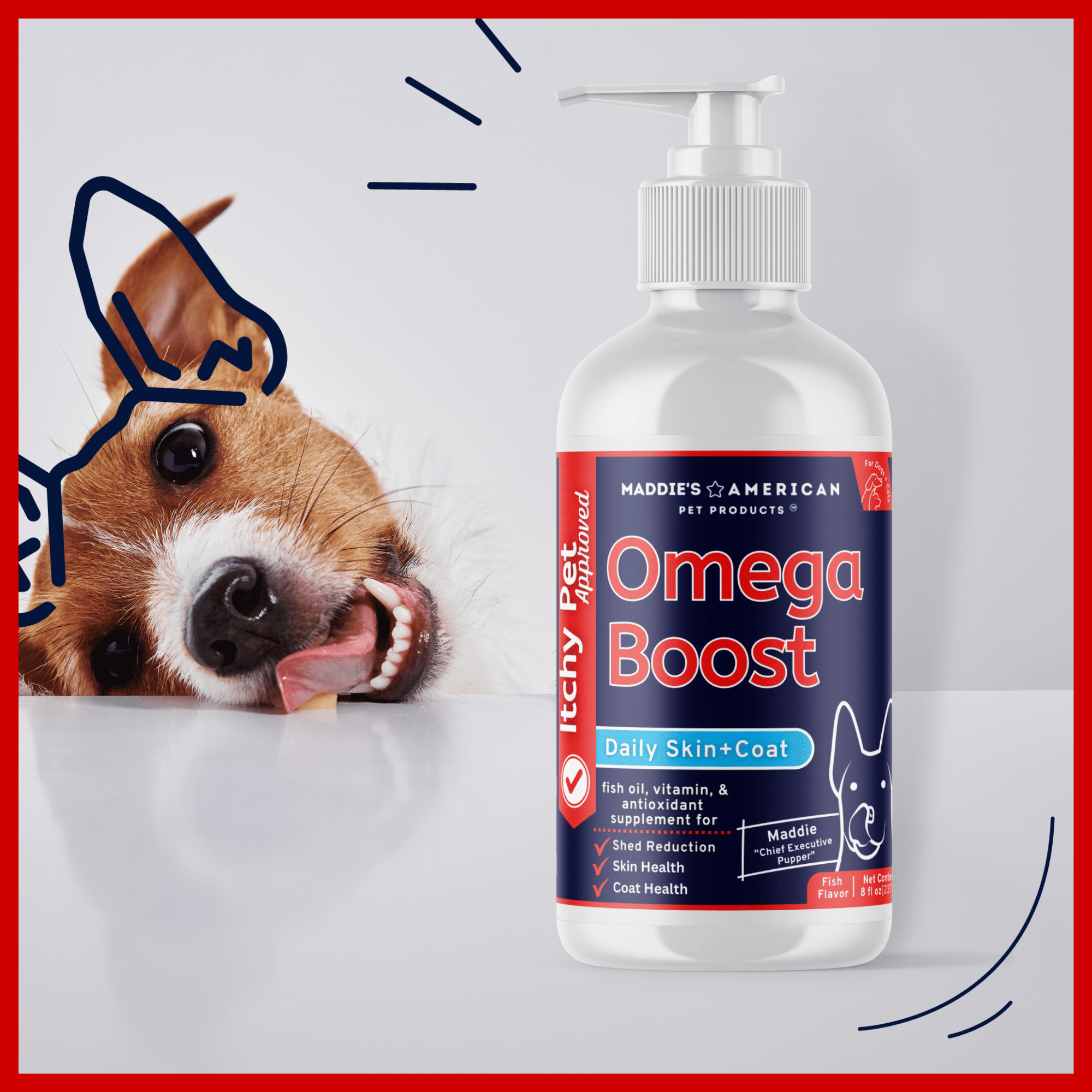 Omega Boost -  4-in-1 Fish Oil Liquid Supplement