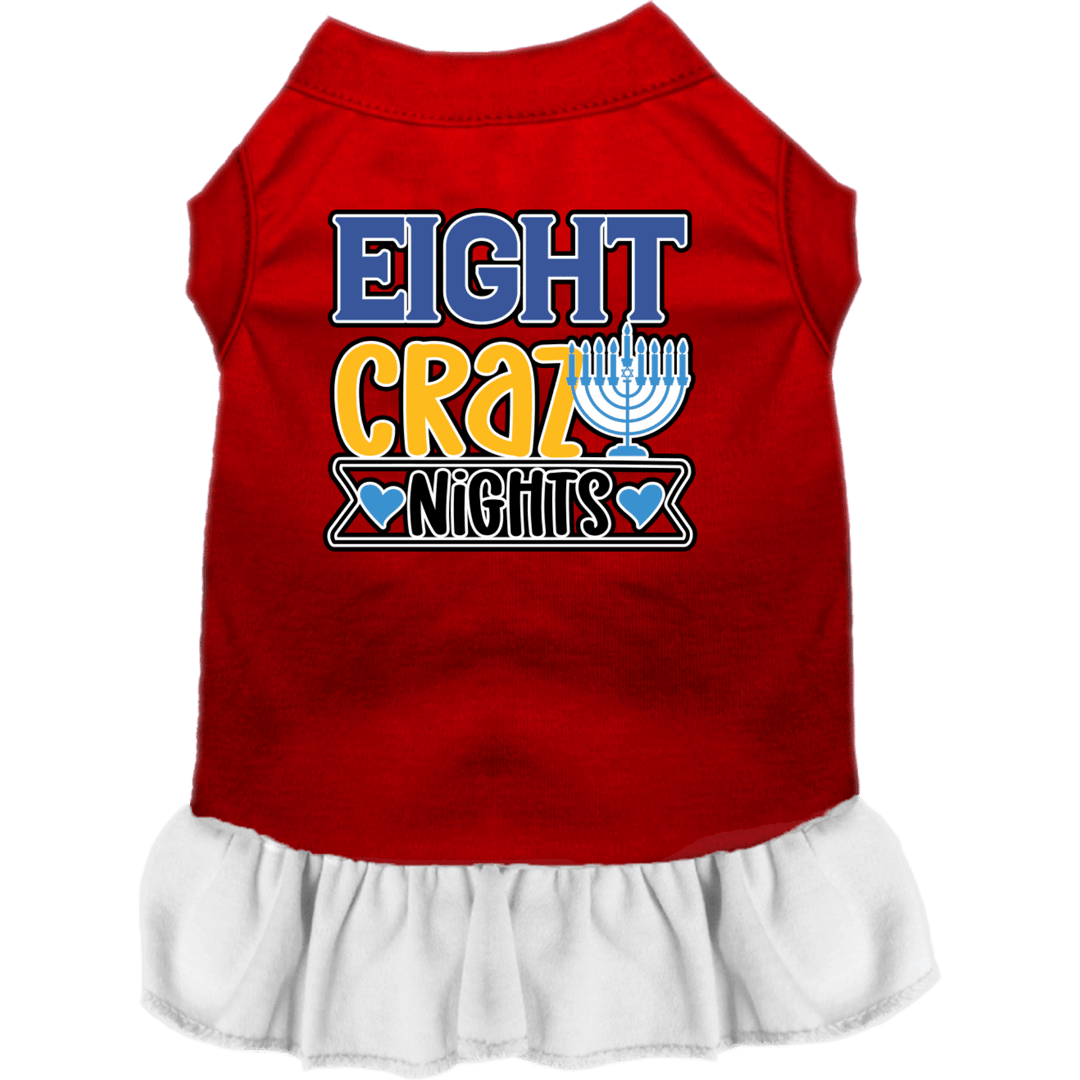 Hanukkah Collection - USA Printed Pet Dress - Eight Crazy Nights
