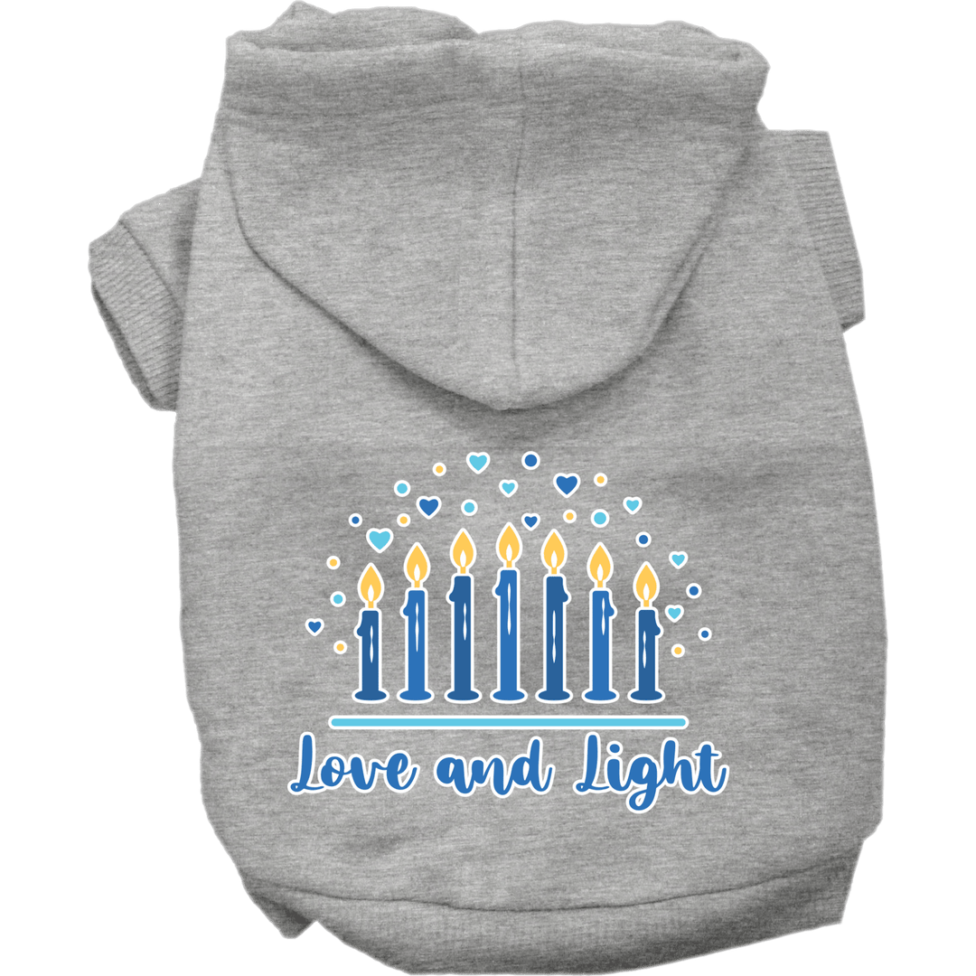 Hanukkah Collection - USA Printed Pet Hoodie - Love & Light