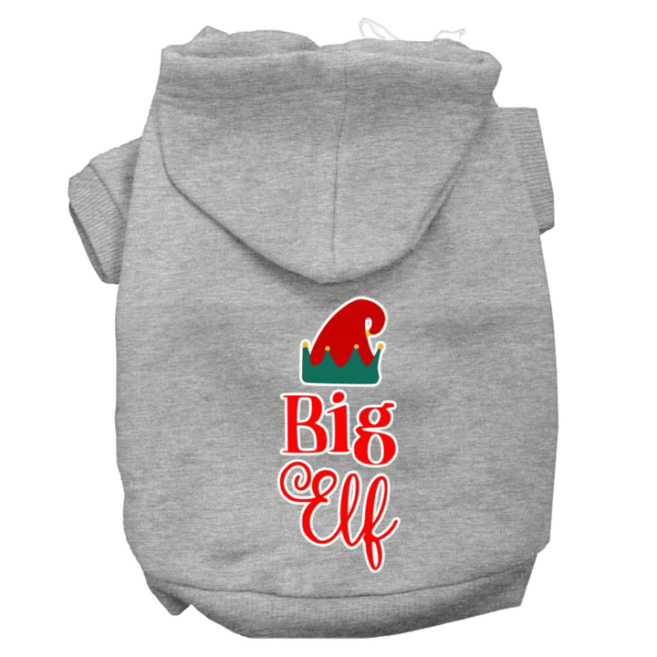 Christmas Collection - USA Printed Pet Hoodie - Big Elf