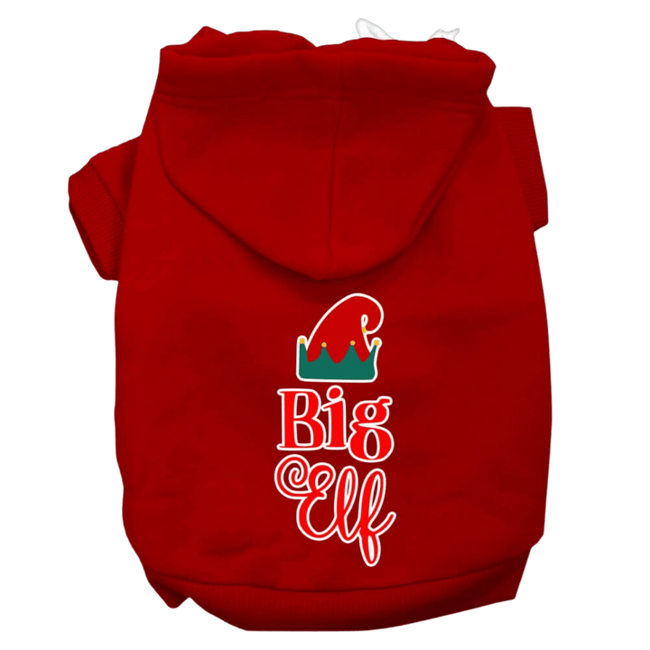 Christmas Collection - USA Printed Pet Hoodie - Big Elf