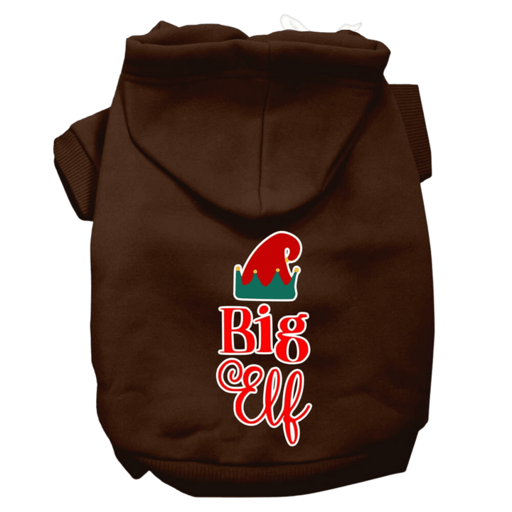 Christmas Collection - USA Printed Pet Hoodie - Big Elf