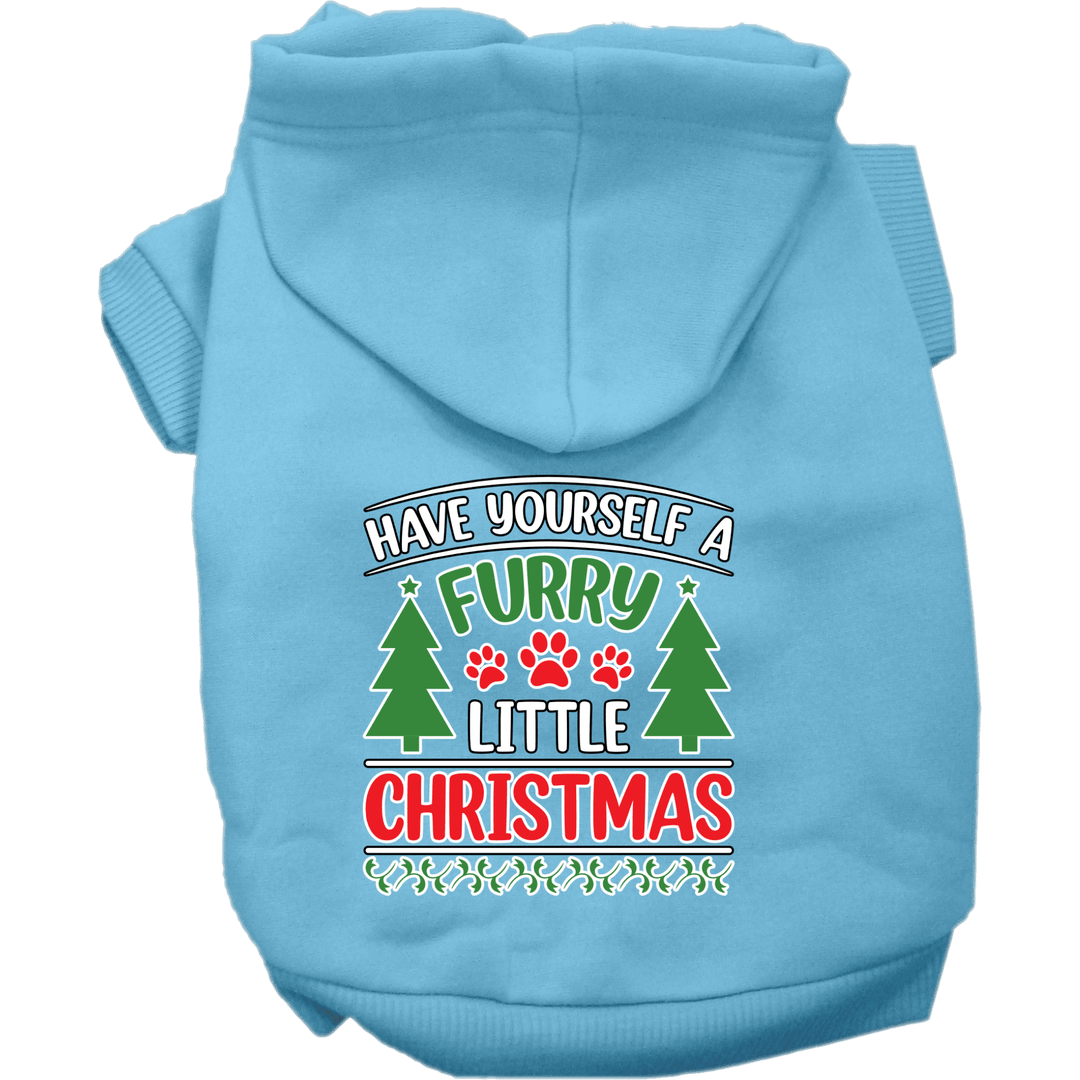 Christmas Collection - USA Printed Pet Hoodie - Furry Little Christmas