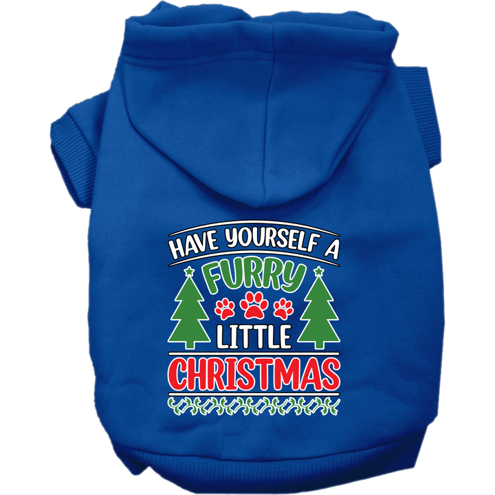 Christmas Collection - USA Printed Pet Hoodie - Furry Little Christmas