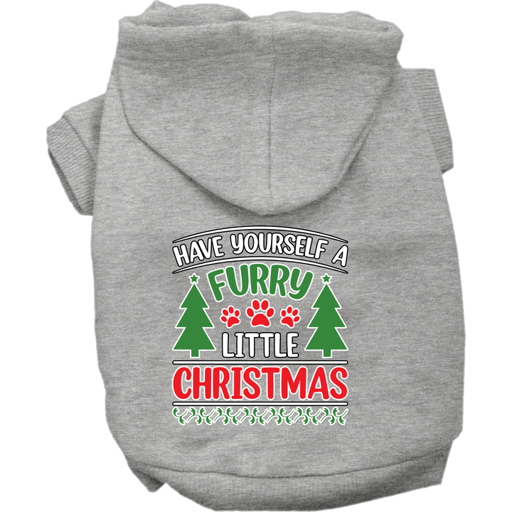 Christmas Collection - USA Printed Pet Hoodie - Furry Little Christmas