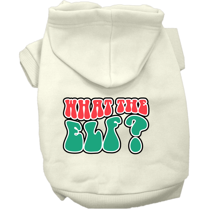 Christmas Collection - USA Printed Pet Hoodie - What the Elf?