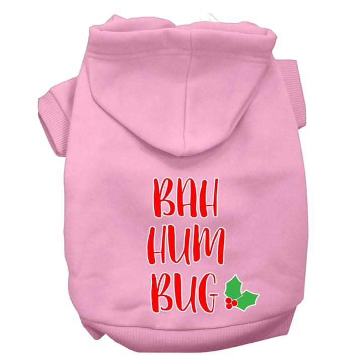 Christmas Collection - USA Printed Pet Hoodie - Bah Humbug
