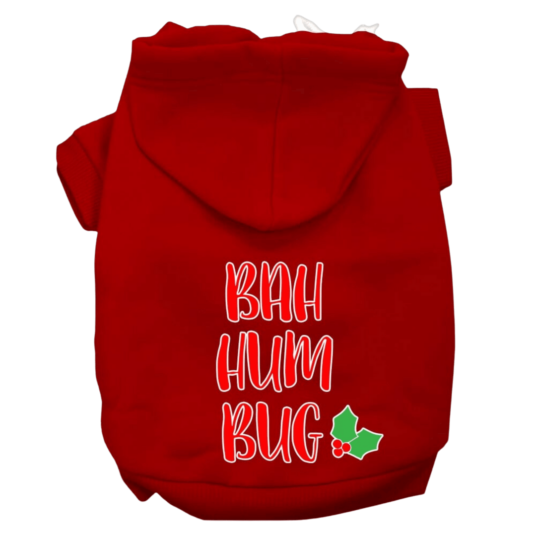 Christmas Collection - USA Printed Pet Hoodie - Bah Humbug