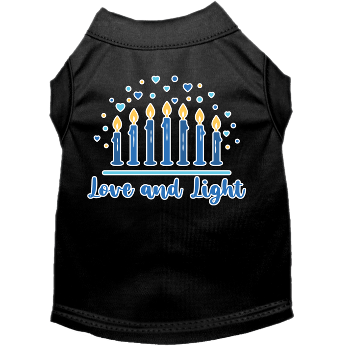 Hanukkah Collection - USA Printed Pet T-Shirt - Love & Light