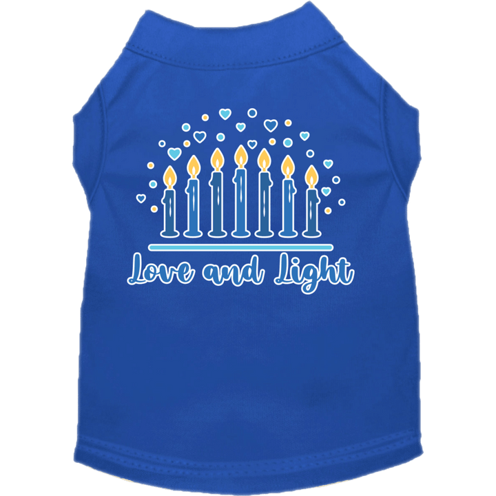 Hanukkah Collection - USA Printed Pet T-Shirt - Love & Light