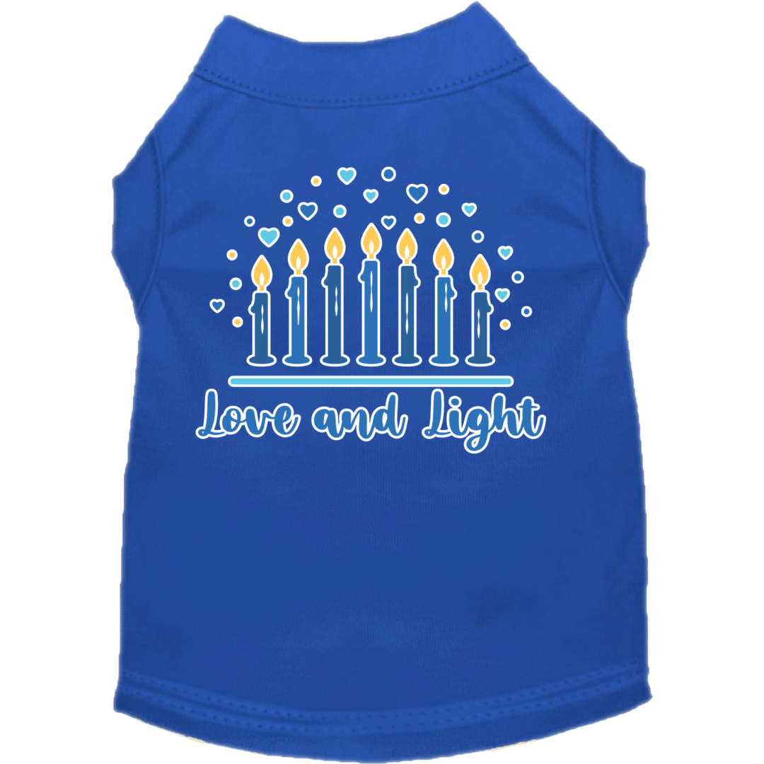 Hanukkah Collection - USA Printed Pet T-Shirt - Love & Light