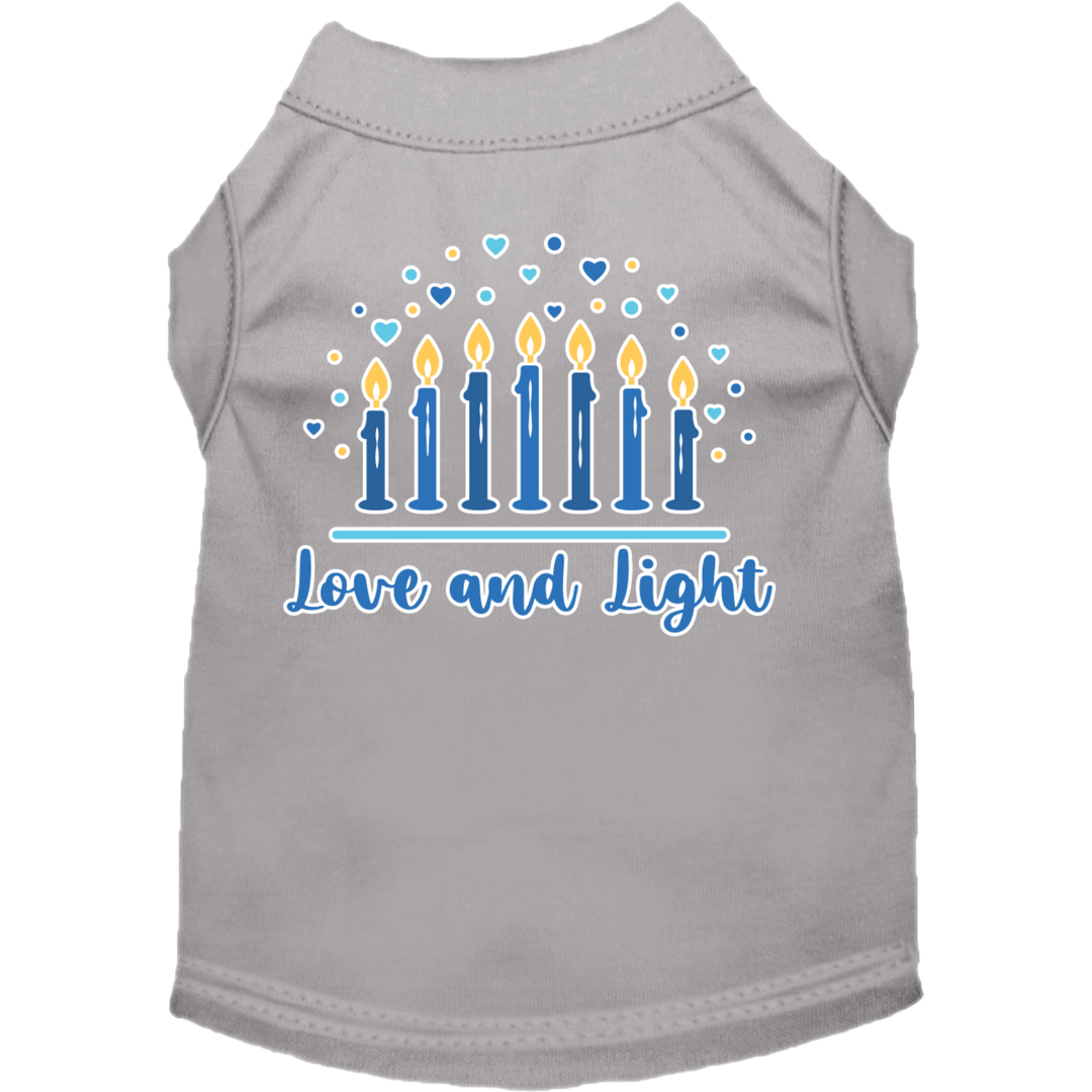 Hanukkah Collection - USA Printed Pet T-Shirt - Love & Light