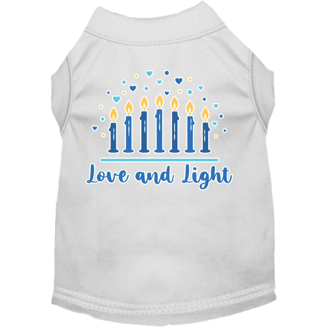 Hanukkah Collection - USA Printed Pet T-Shirt - Love & Light