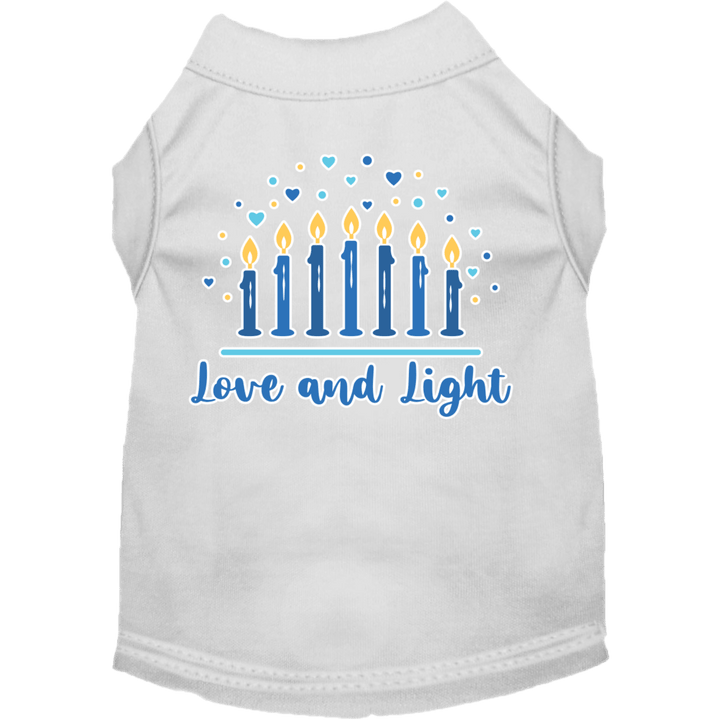 Hanukkah Collection - USA Printed Pet T-Shirt - Love & Light
