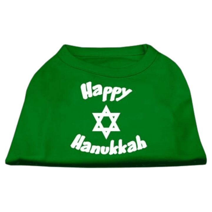Hanukkah Collection - USA Printed Pet T-Shirt - Happy Hanukkah
