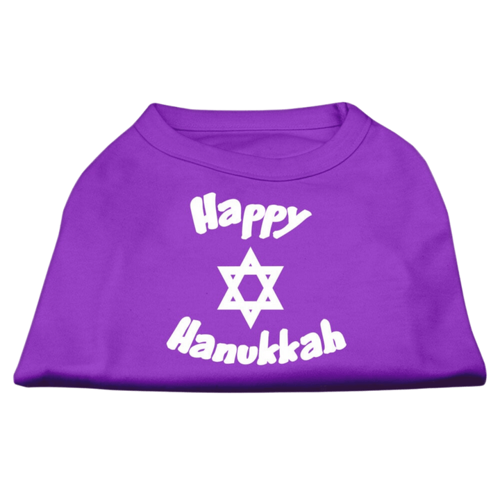 Hanukkah Collection - USA Printed Pet T-Shirt - Happy Hanukkah